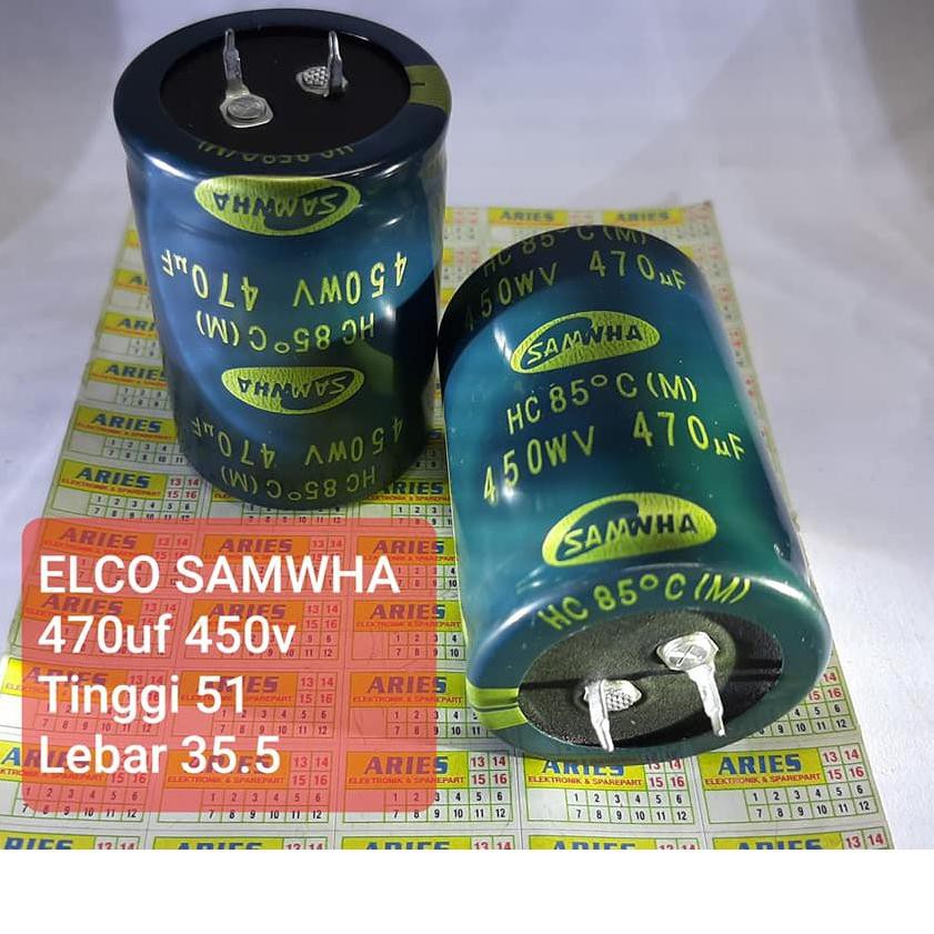 Terbaik Elco 470uf 450v Original BISA UNTUK 470uf 400v. . . .