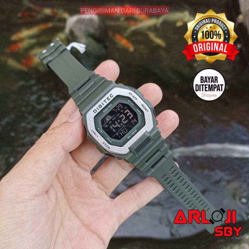 JAM TANGAN PRIA DIGITEC DG 5050 ORIGINAL TAHAN AIR 100M