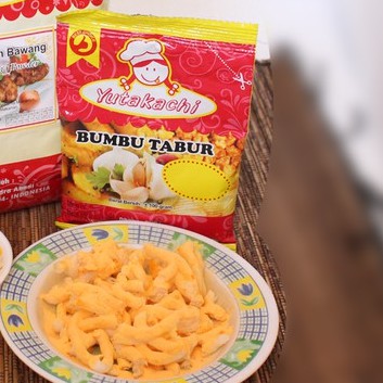 Bumbu Tabur Renteng Rasa Ayam Bawang 1Kg (100gr x 10pcs) Yutakachi / Premium Bubuk Tabur Bumbu Keripik Kentang Lidi Ayam Makaroni Jamur Tahu Penyedap Rasa 1 kg (balado/bbq/pedas manis/jagung bakar/keju) Pusat Bumbu