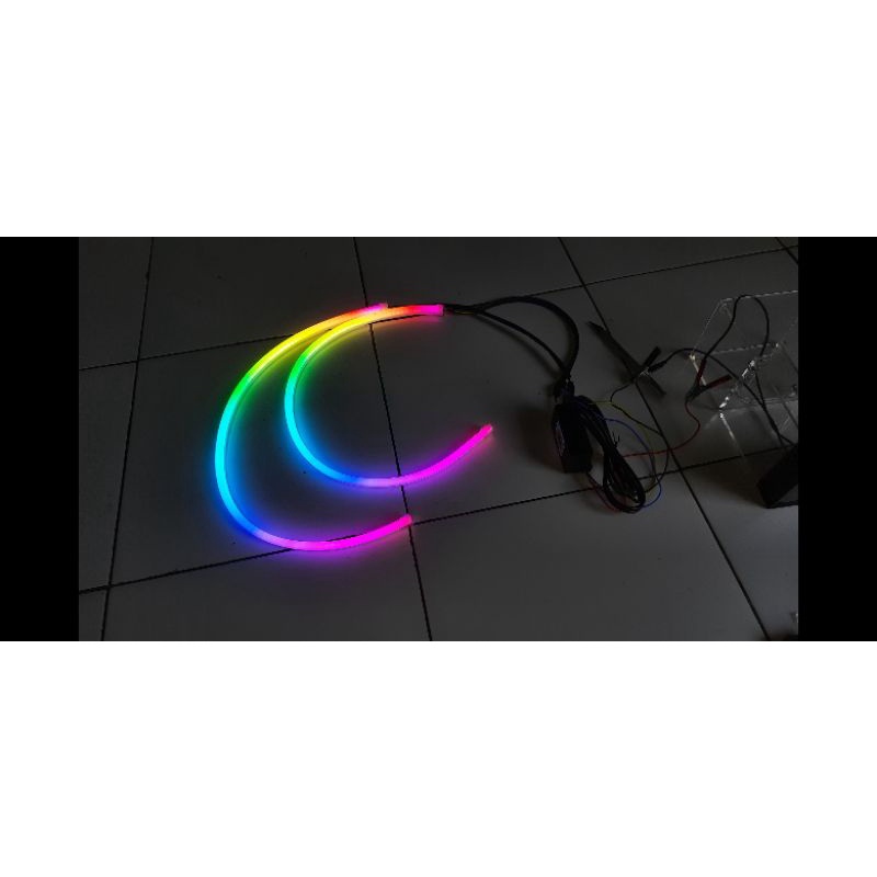 Jual Lampu Alis Fleksibel Vahid Rgb T Cm Shopee Indonesia