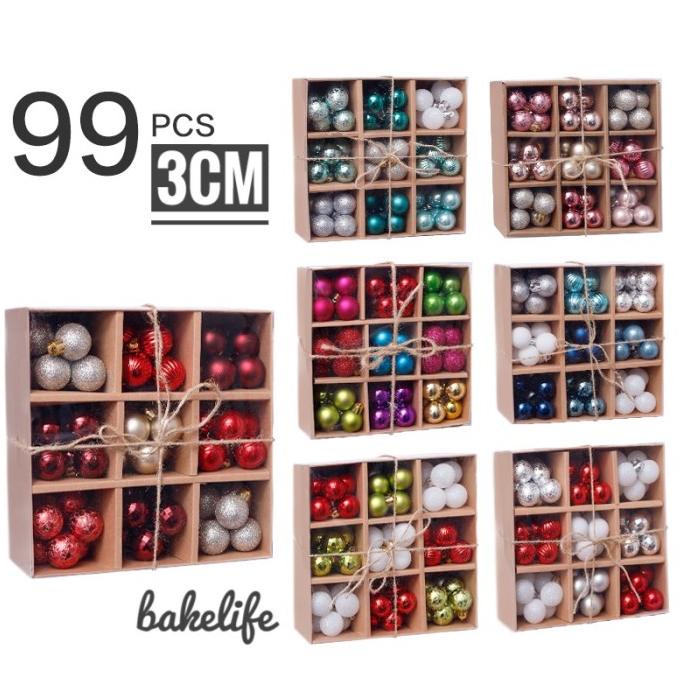 

Bolanatal 3Cm Bola Natal Ball Hiasan Pohon Natal Hamper Kado Natal Hn67613