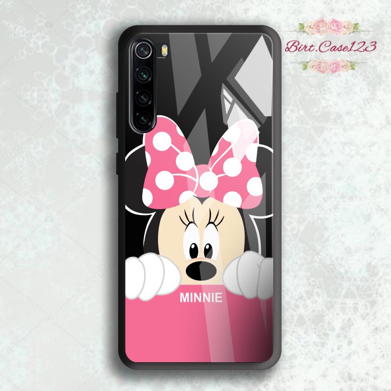 back case glass MINNIE MOUSE Iphone 5 6 6s 6+ 6s+ 7 7s 7+ 8 8+ Se 2020 X Xs Xr 11 12 Pro Max BC4962