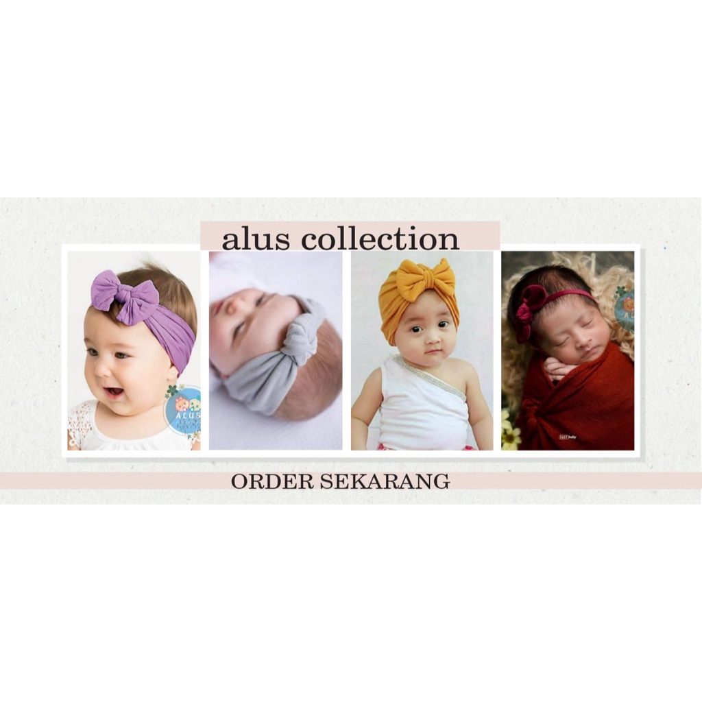 Turban Kupu Renda | Turban Anak | Tuban Bayi | Aksesoris Bayi dan Anak | BISA C.O.D