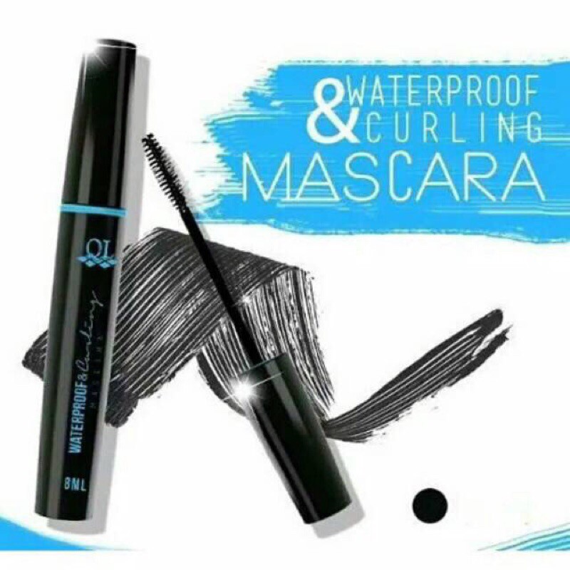 QL Mascara Waterproof &amp; Curling 8ml