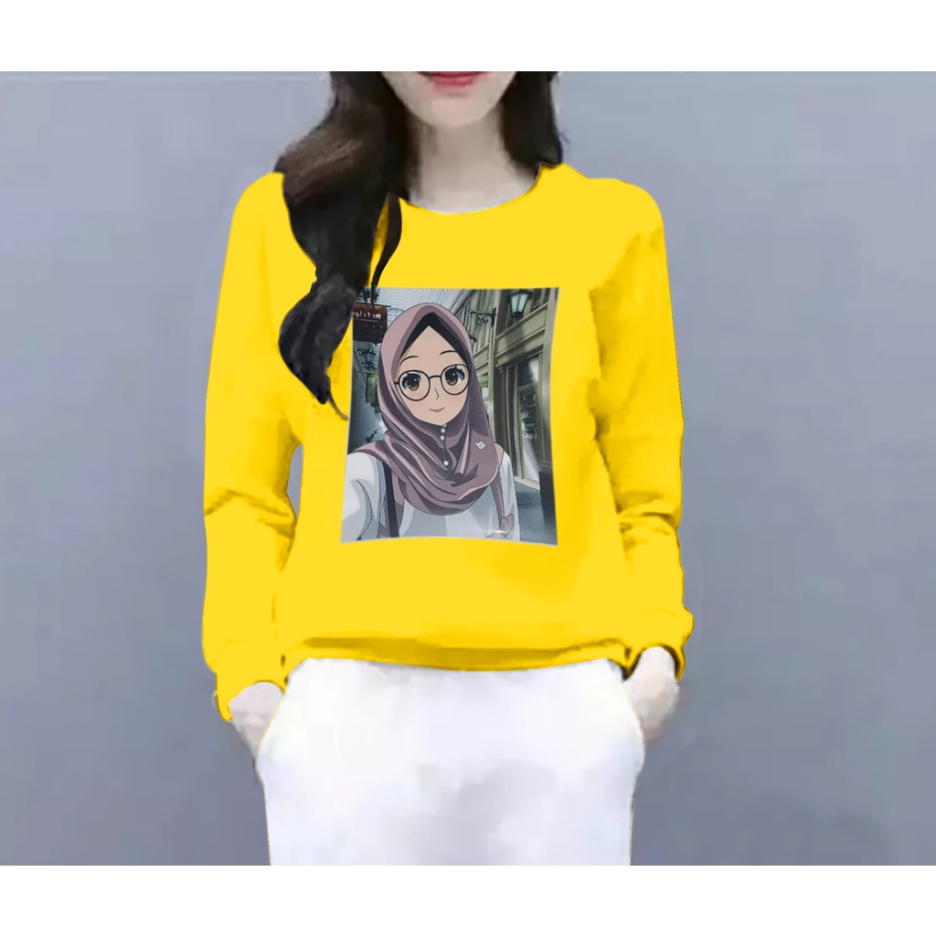 FASHION COOLS - (BISA COD) ~ BAJU ATASAN HIJAB ROSA GIRL LENGAN PANJANG TERBARU-KAOS DISTRO WANITA LENGAN PANJANG KEREN MASA KINI-BAJU CEWEK TERLARIS