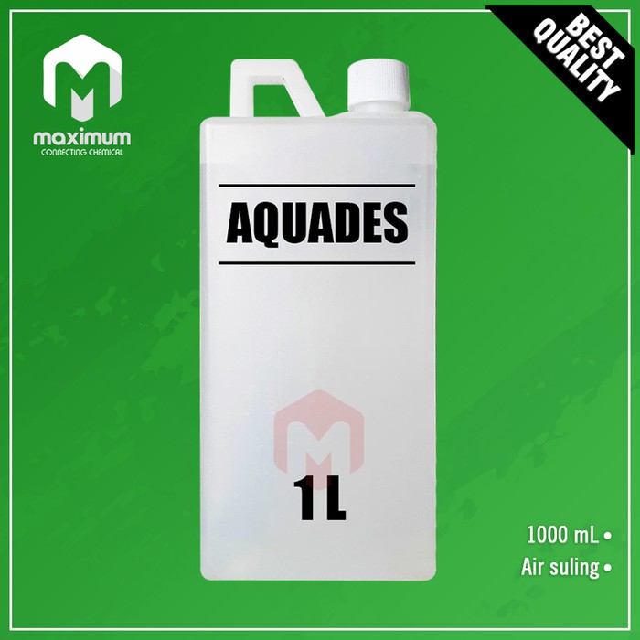 Aquadest / Akuades / Aquades / Air Suling / Air Aki Radiator 1 liter