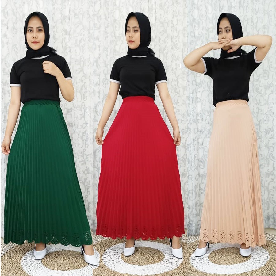 ROK PLISKET PON BAWAH MEWAH GL FASHION