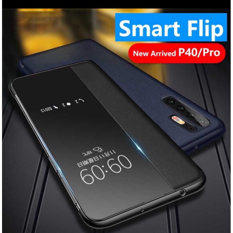 FLIP COVER ORI HUAWEI P40 PRO/P30 PRO/MATE 30 PRO