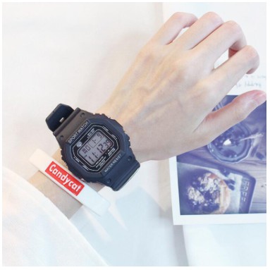 ✅COD JAM TANGAN RUBBER DIGITAL SEGI DW-5600 GROSIR MURAH KARET SPORT LED PRIA WANITA COUPLE JF052