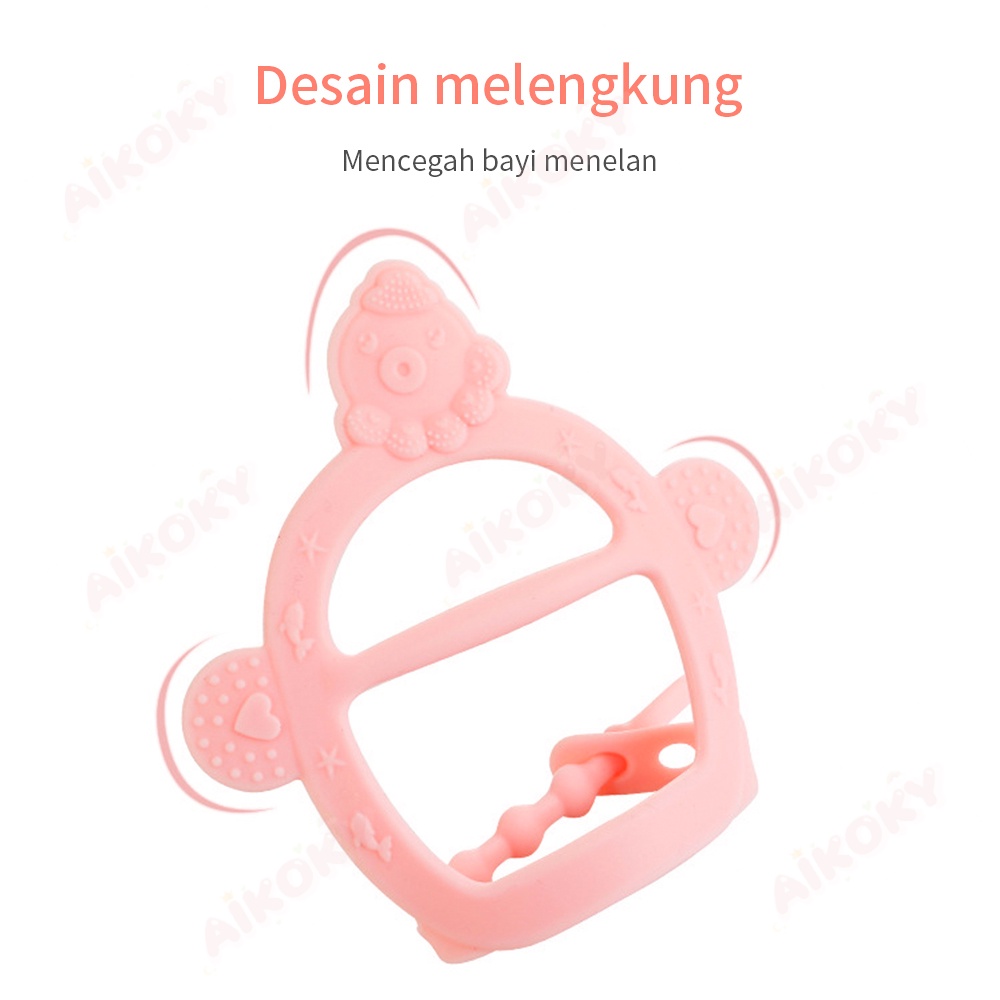 AIKOKY Gigitan bayi teether gelang/Teether bayi gelang BPA Free