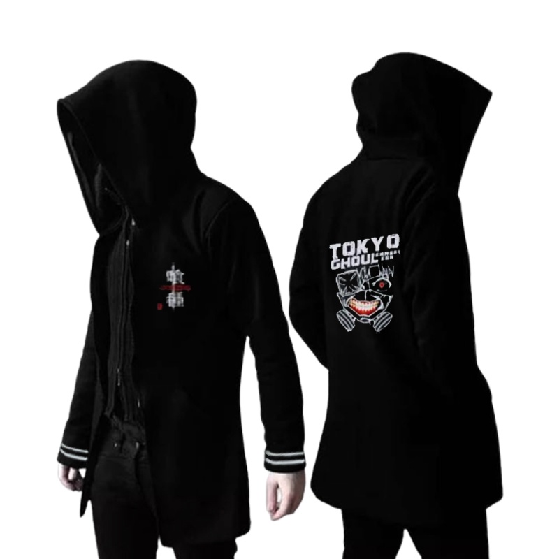 Jaket Jubah anime jepang / hoodie jubah sharinggan/hoodie jubah anbu/hoodie jubah jujutsu kaisen/hoodie jubah marine/hoodie jubah hokage Pria