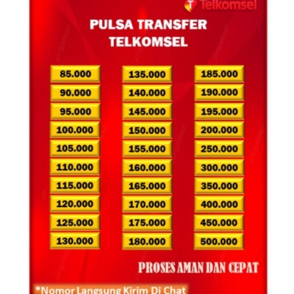 TERMURAH PULSA TRANSFER BIG TELKOMSEL SIMPATI AS LOOP