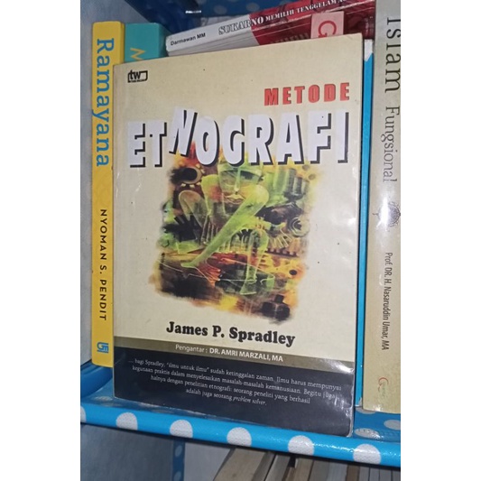 Metode Etnografi - James P. Spradley ( Buku Bekas Original )
