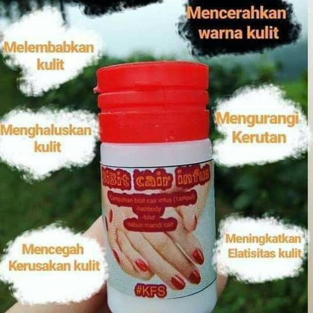 Bibit cair infus / bci / pemutih badan
