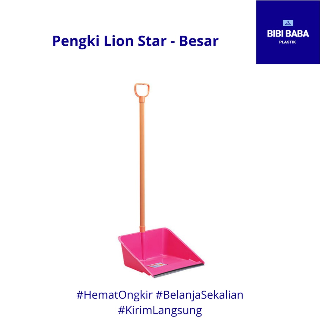 Pengki/Serokan/Sekop Sapu Plastik Lion Star - Besar