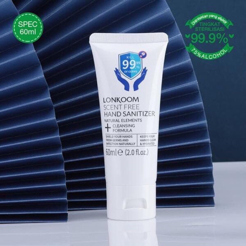 LONKOOM HS003 Hand Sanitizer Gel 60ml Original Resmi
