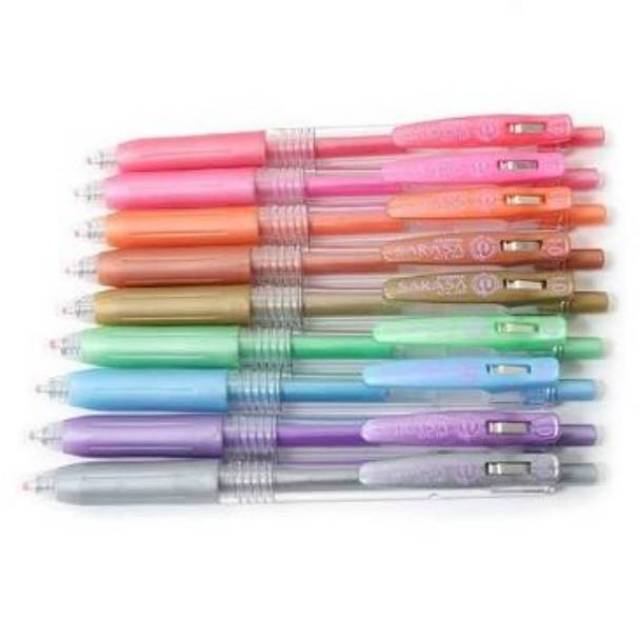 

Pulpen Gel Zebra Sarasa Clip Shiny Series