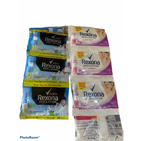 Rexona Sachet 1 Renceng isi 10pcs