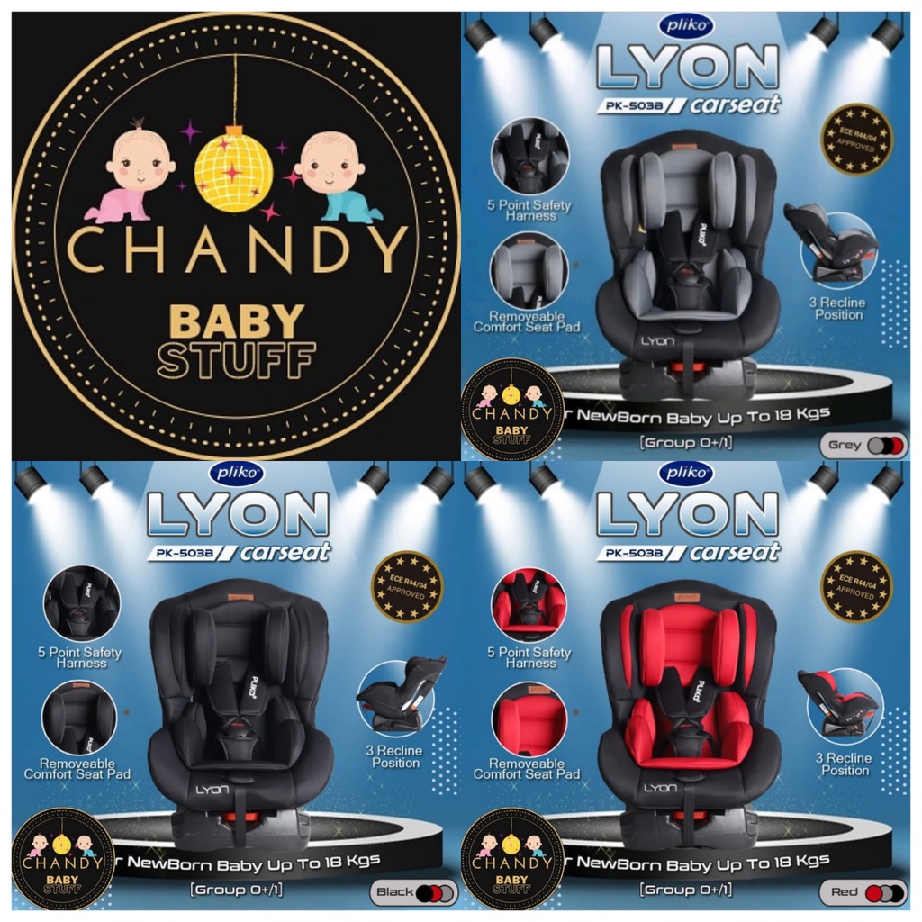 BABY CARSEAT  KURSI DUDUKAN MOBIL BAYI PLIKO LYON  PK503B