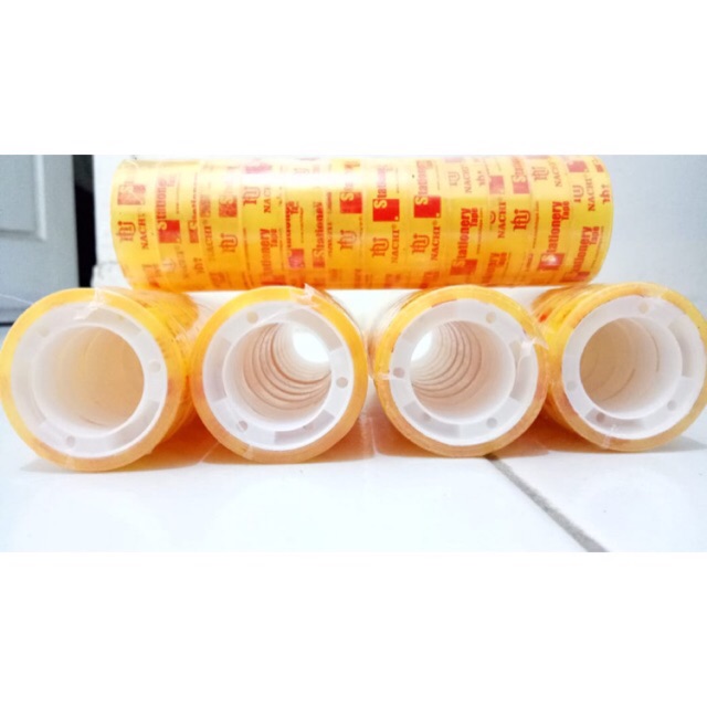 

Isolasi bening Rp625 /pc, isolasi bening kecil murah