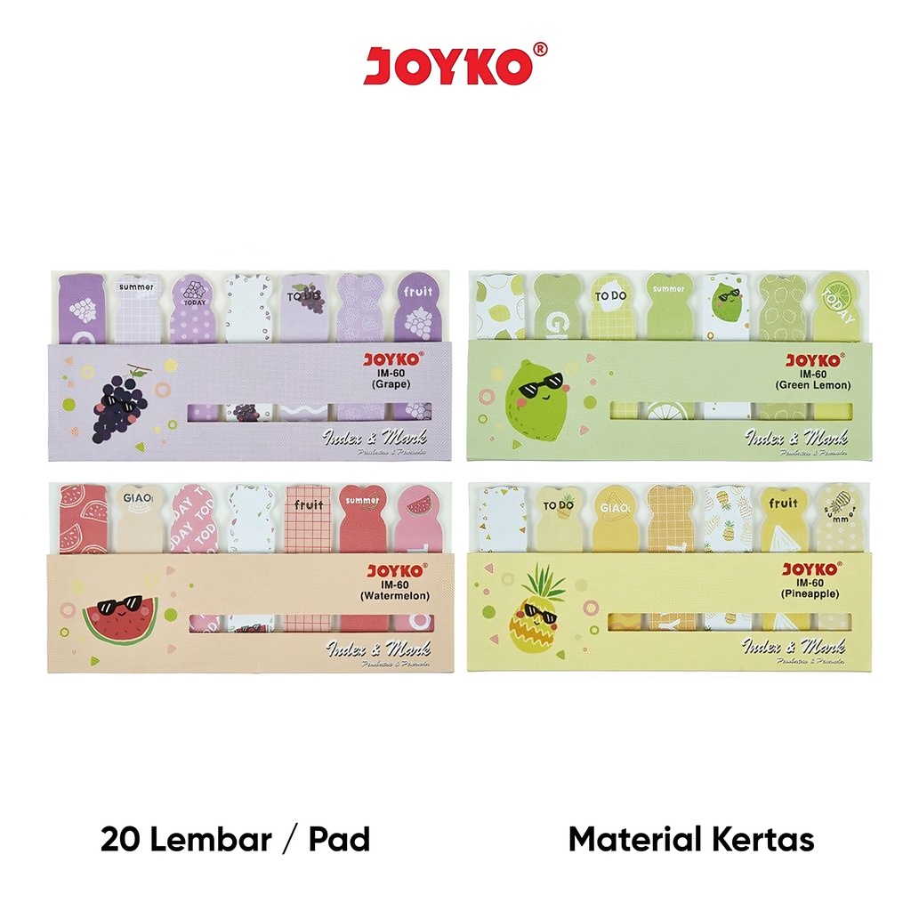 

Anekasalim - Index Mark Penanda Pembatas Joyko IM-60 Kertas