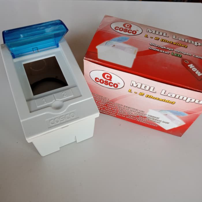 COSCO box mcb 2 group dilengkapi indikator LED