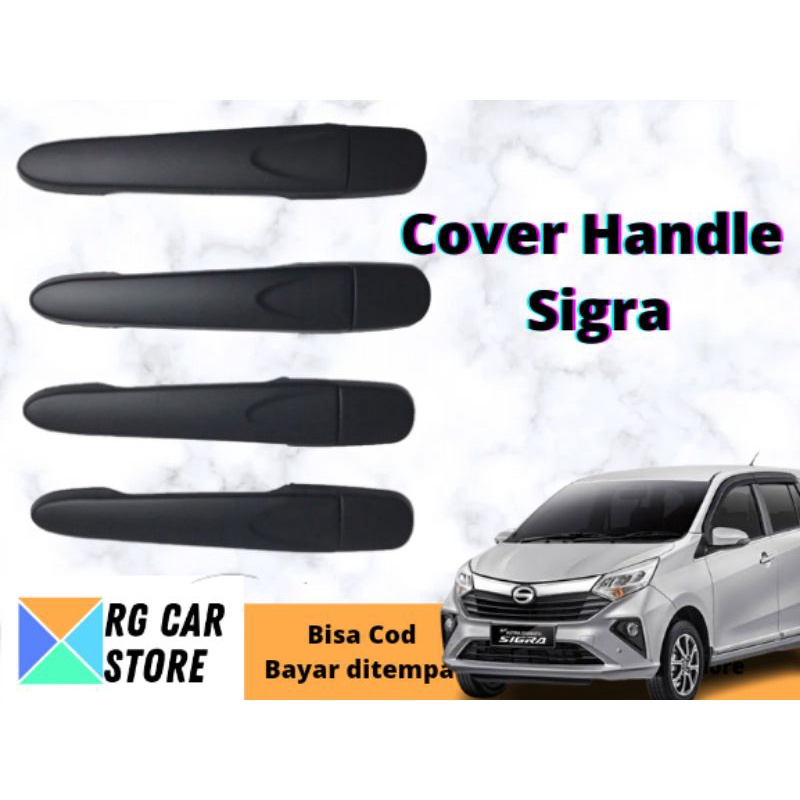 COVER HANDLE SIGRA BLACK DOFF DIJAMIN PNP TINGGAL PASANG SAJA