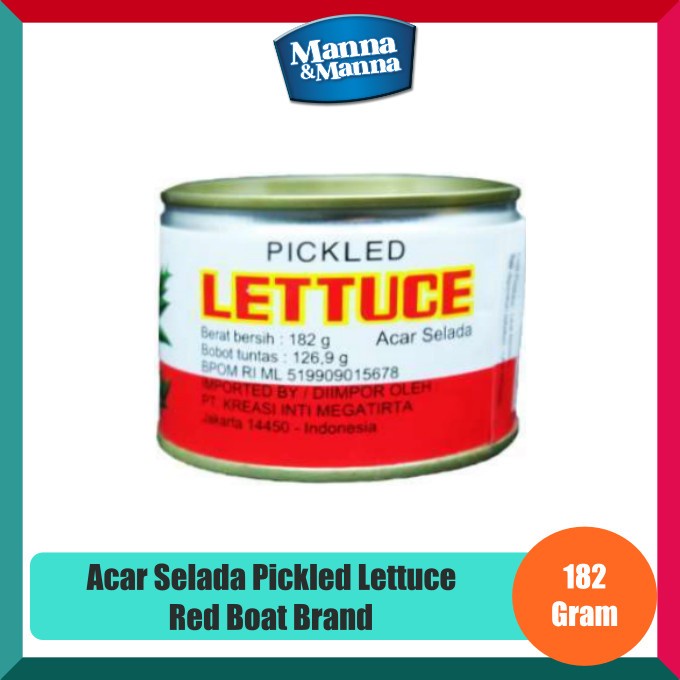 

Da202X6 Acar Selada Caysim Dalam Kaleng Pickled Lettuce Red Boat - 182 Gr Xa20X1
