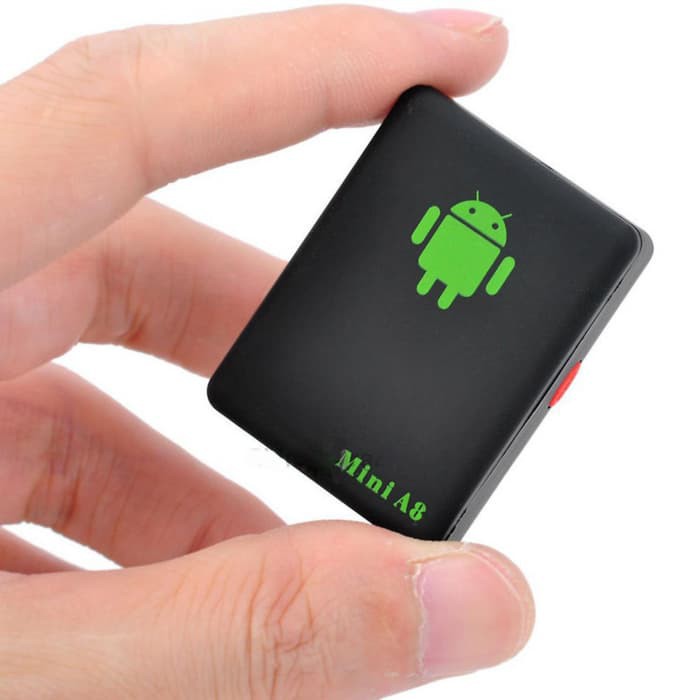 Paling Murah Alat GPS Tracking GSM/GPRS/GPS Tracker Mini A8 kecil - Hitam Terjamin