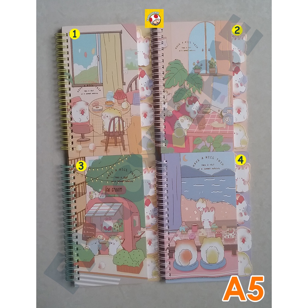 

Notebook Spiral A5 Trip CXQF-A5801 / Agenda Diary Notes Buku Catatan