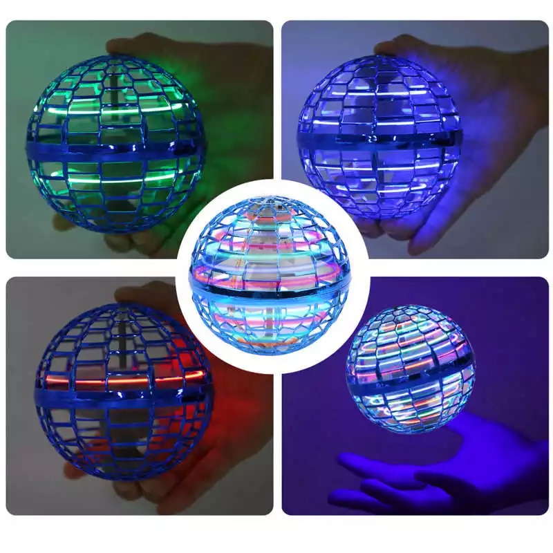 Flying Spinner Bola Terbang / Pro UFO Ball LED Spinner Bola/ Gangsing / Drone Flying Ball