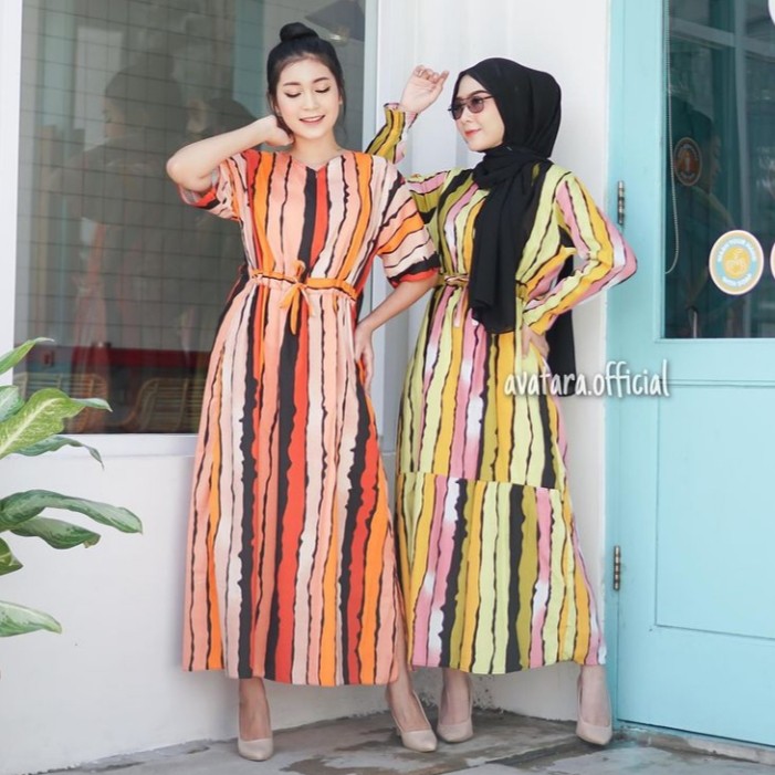 DRESS MOTIF / DRESS WANITA MURAH