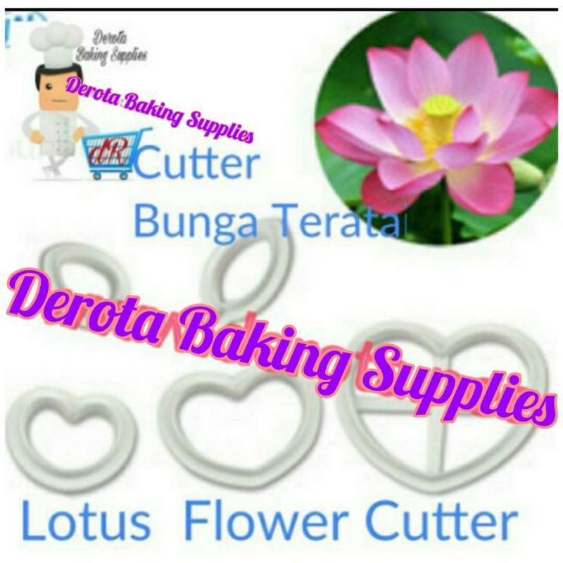 

Cutter Bunga Teratai Fondant Gumpaste Kue