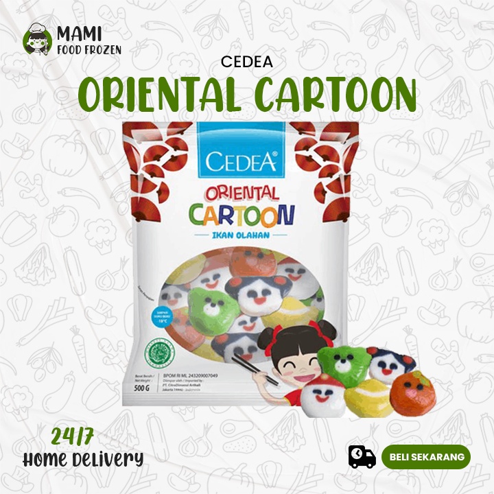 

Cedea Oriental Cartoon Ikan Olahan (500gr)