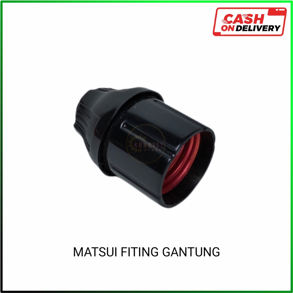 Matsui Fiting Lampu Gantung Hitam