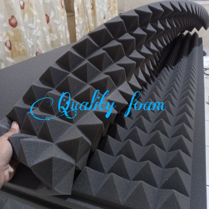 ACOUSTIC FOAM PEREDAM SUARA RUANGAN PIRAMID 20050CM KETEBALAN 6CM
