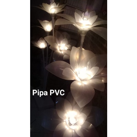 Lampu Bunga Dekorasi bahan PVC