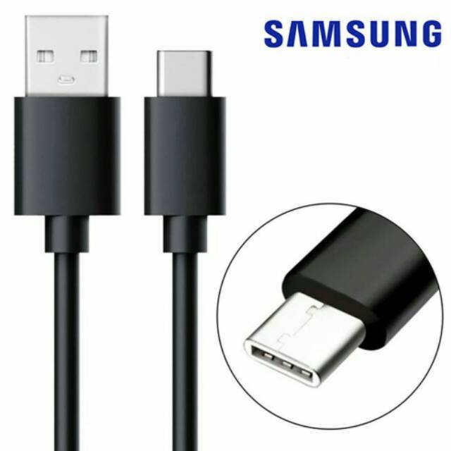 KABEL DATA SAMSUNG USB TYPE -C GALAXY S8 S8+ S9 S9+ A5 A7 2017 Note 8 Note 9  100% Original