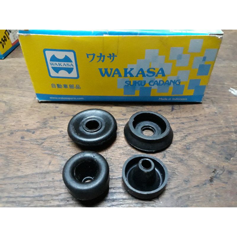 Karet Tutup Kower Rem/ Abu/ Debu Wheel Cylinder Boot L300/ T120 (Depan/ Belakang) merk Wakasa