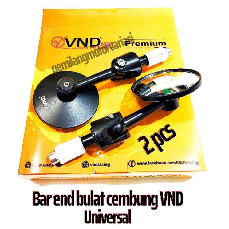 ➺ VND Spion Jalu Sepion Bar End Bulat Cembung Dan Datar Sepasang Universal Motor Premium, Nmax, Aero