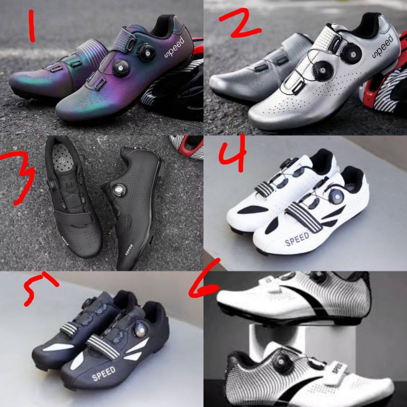 sepatu sepeda cleat road bike pria dan wanita