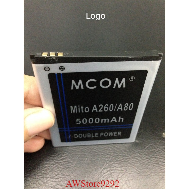 Mcom Battery Batre Baterai Double Power Mcom Mito A260 BA00083 BA-00083 Fantasy Mini