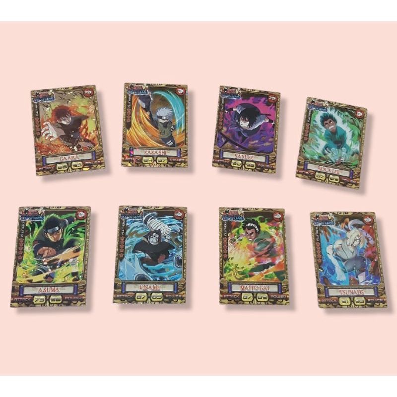 Kartu Naruto Gunting Batu Kertas 1 Pak Isi-+ 27-30 Lembar