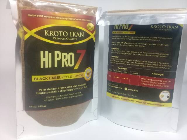 Pelet AMIS HiPro7 - Black Label dr Kroto Ikan