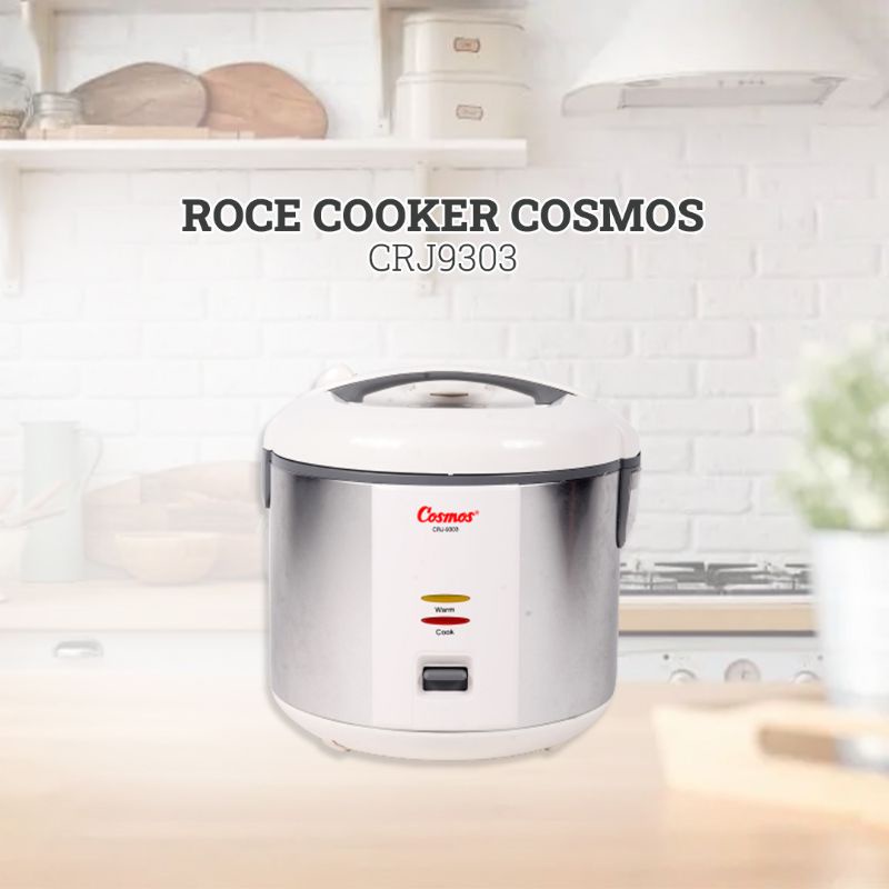 Cosmos Rice cooker stainless steel CRJ9303