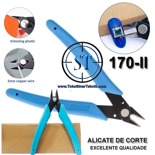 Tang Potong Biru Tajam 5 inch Cutting potong Coil Khantal Nicrome crimping Kaki Komponen IC