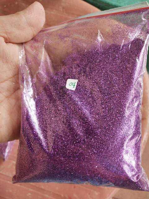 SERBUK GLITTER ANEKA WARNA UNGU / GLITTER VIOLET