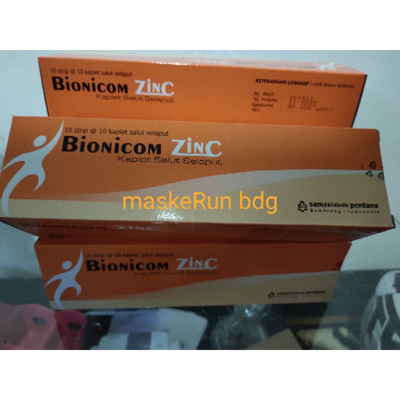 Bionicom Zinc setara Becom z / Becomzet vitamin untuk menangkal virus