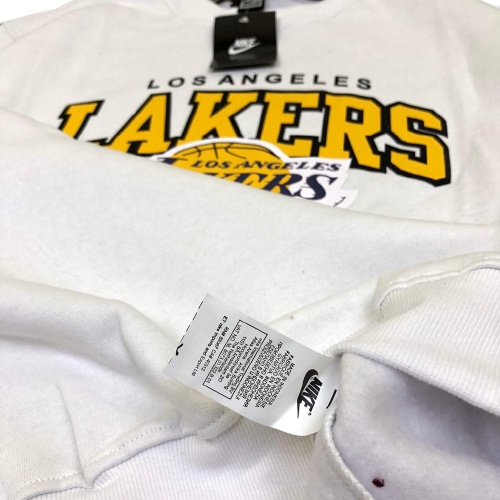 Crewneck Nike Lakers Putih Sweatshirt Pria Wanita Terlaris