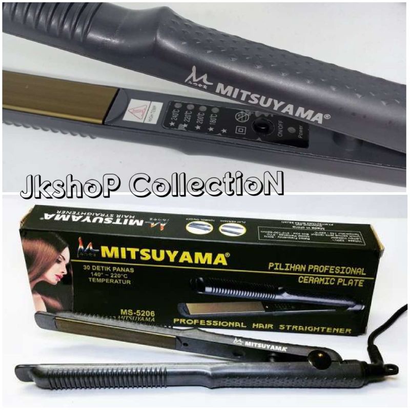 Catok Rambut 2IN1 MITSUYAMA / MS- 5206 / Catok Lurus dan Curly